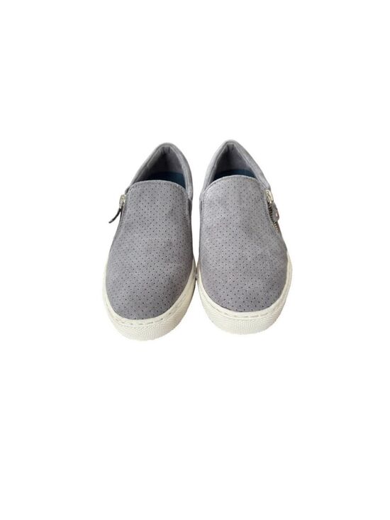 Dr. Scholl's Shoes - Women's Dr. Scholl's Gray Perforated Slip-On Sneakers Size 6
